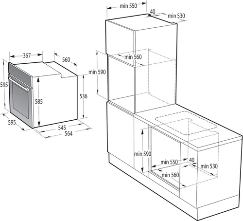 Cuptor electric Gorenje BOS6747A01X