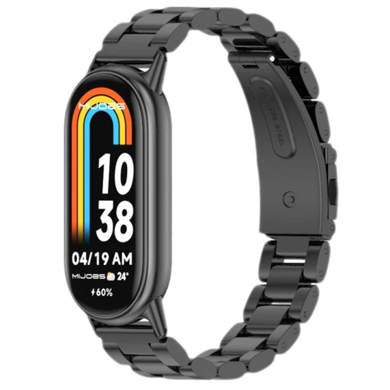 Cureluşă Xiaomi Strap Metal Smart Band 8/9 Black 2