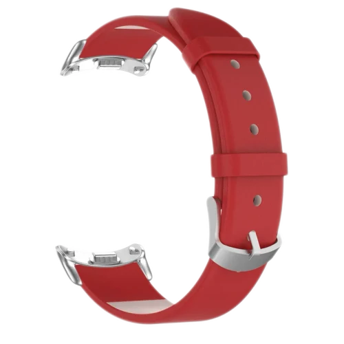 Ремешок Xiaomi Strap Leather Smart Band 8/9 Red