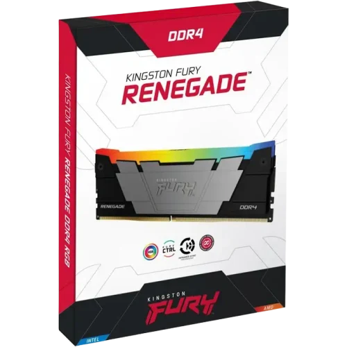 Оперативная память Kingston FURY Renegade RGB FURY Beast, 64 ГБ, Gray / Black