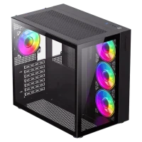 Carcasă PC GameMax INFINITY Midi-Tower, Negru 3