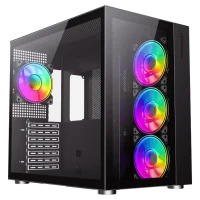 Carcasă PC GameMax INFINITY Midi-Tower, Negru