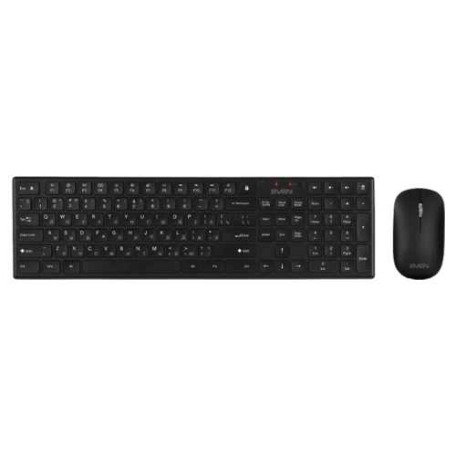 Клавиатура и Мышь Sven KB-C2550W, Беспроводная, Черный