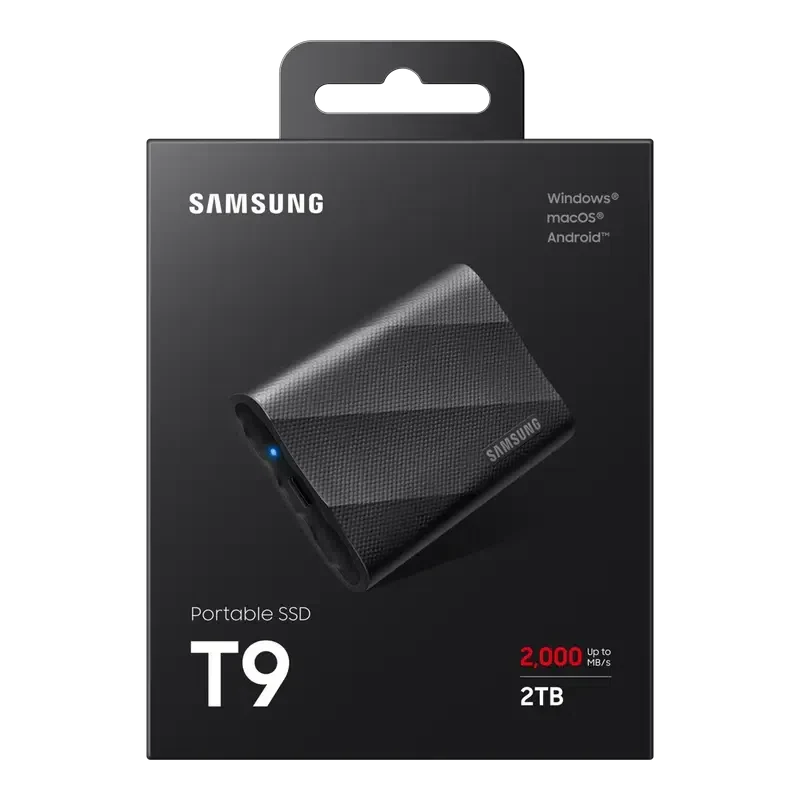 SSD portabil extern Samsung T9, 2 TB, Black 8
