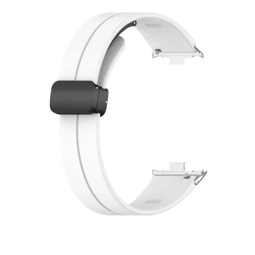 Xiaomi Strap Silicon with magnet Redmi Watch 4 / 5 /Band 8 Pro/9 Pro White Ремешок