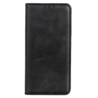 Flip case Smooth/plain leather for POCO X6 Black