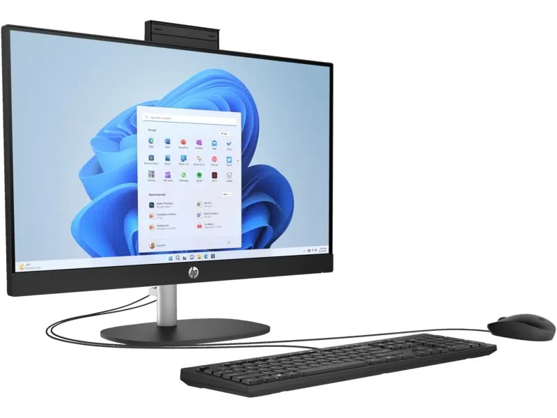 Computer All-in-One HP 24-cr1003ci, Core Ultra 7 155U, 16/512GB, Black 3