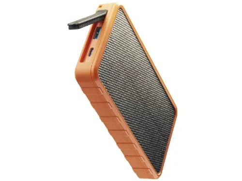 Acumulator extern Cellularline, 10000mAh, solar 20W, Orange