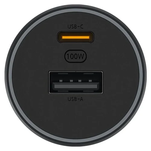 Автомобильная зарядка Xiaomi 100W Car Charger (USB-A + Type-C), Black