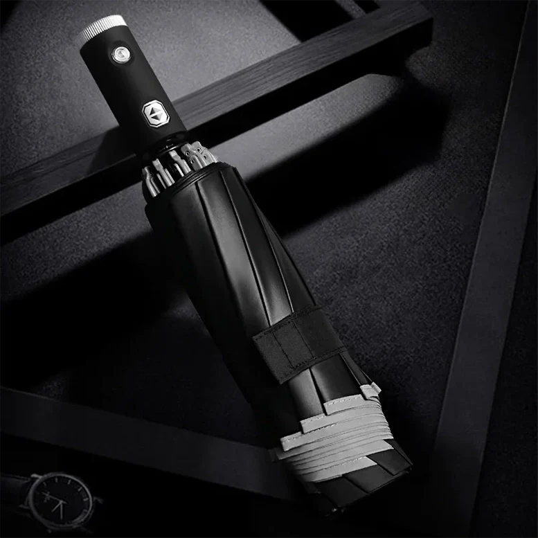 Umbrela Xiaomi Windproof Strong Umbrella 30 Bones Black 2