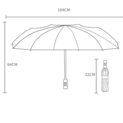 Umbrelă Xiaomi Sunshade UV Protection 24 Bone Wine Red