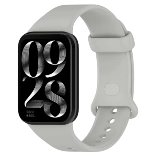 Xiaomi Strap Silicon Redmi Watch 4 / 5 /Band 8 Pro/9 Pro Grey Ремешок