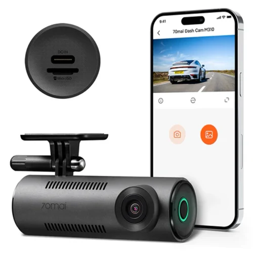 Cameră auto Xiaomi 70 Mai M310 Smart Dash Cam Global, Black