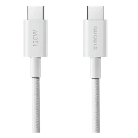 Cablu impletit Xiaomi 6a Type-C to Type-C 200cm, Alb 2