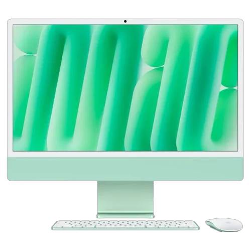 Computer All-in-One Apple iMac 24, M4 CPU/M4 GPU, 24/512GB, Green
