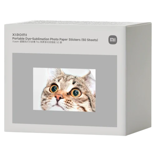 Xiaomi Portable Dye-Sublimation Photo Paper Stickers (50 Sheets)