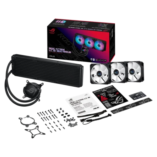 Система охлаждения ASUS ROG STRIX LC III 360 ARGB, Черный
