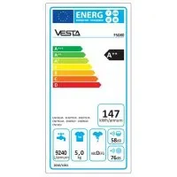 Maşina de spălat rufe Vesta F5080 White 3