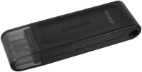 Флеш-накопитель Kingston DataTravaler 70, 64Гб, Черный 2