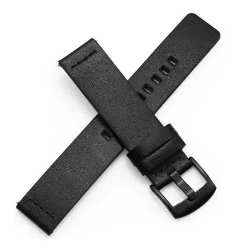 Curelușă din piele 22mm Black