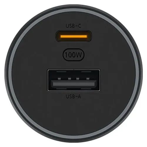 Автомобильная зарядка Xiaomi 100W Car Charger (USB-A + Type-C), Black