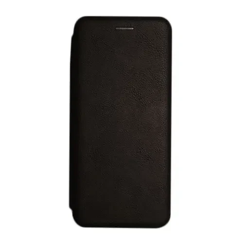 Flip case Smooth/plain leather for Samsung Galaxy A02/A02S/A03/A03S/A12/A22/A32/A52/A72 Black 2