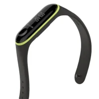 Curelusa p/u Mi Band 3 Negru/Verde 4