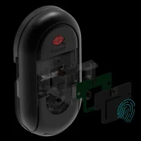 Xiaomi Mi Valiza cu deblocare inteligentă 90 20" Negru 2