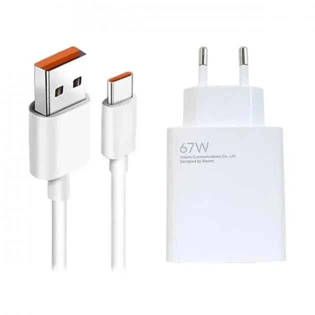 Xiaomi 67W Charging Combo (Type-A) + Cablu Type-C 2
