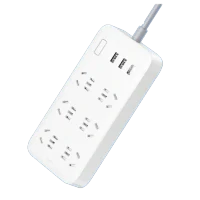 Prelungitor Xiaomi Mi Power Strip 6 /3 USB White (Filtru de rețea)+adapter 2