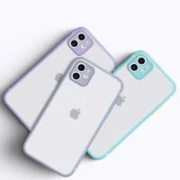 Shockproof armored matte case for iPhone 11/11 Pro/11 Pro Max/12/12 Pro/12 Pro Max Light Blue 3