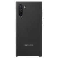 Silicon Case Premium  for Samsung Note10 Black