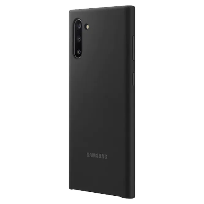 Silicon Case Premium  for Samsung Note10 Black 2