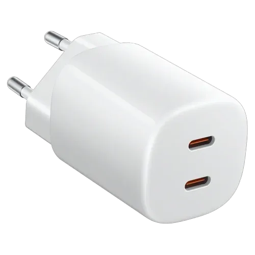 Зарядное устройство Xiaomi 45W Nano Turbo Charging Power Adapter (2-Port), White