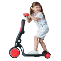 Tricicleta BeBehoo 3 In 1 Kids Balance Tricycle Red 2