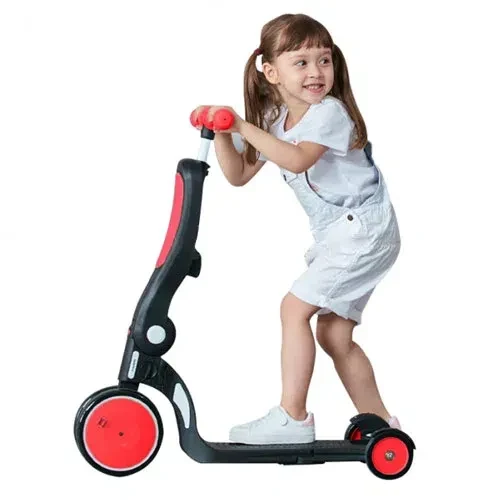 Tricicleta BeBehoo 3 In 1 Kids Balance Tricycle Red 2