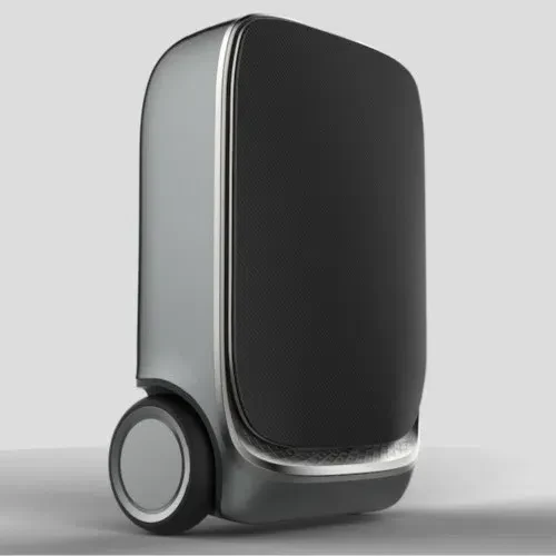 Bagaj inteligent Xiaomi Mi Smart Suitcase 90 20" Points Fun Puppy, Black 2