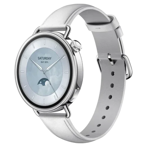 Xiaomi Watch S4 41mm Leather Strap White