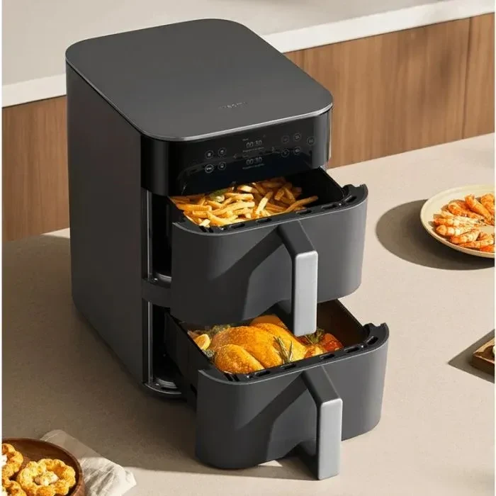 Friteuza cu aer Xiaomi Smart Dual Zone, Negru 5