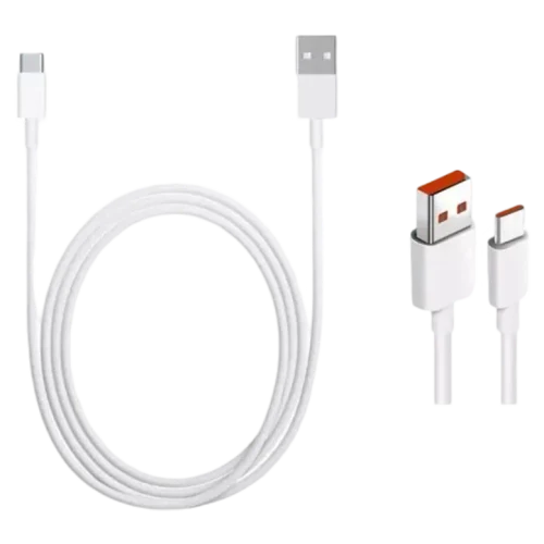 Кабель Mi Fast Charger 6A USB to Type-C 100cm, White