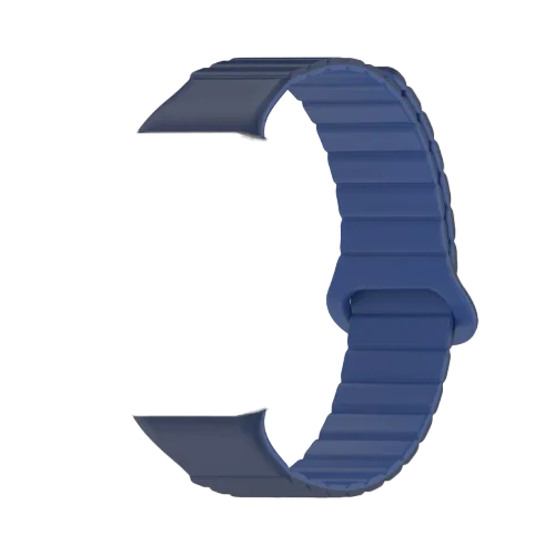 Cureluşă p/u Band 8 Pro / 9 Pro / Redmi Watch 4 Magnetic Dark Blue-Navy Blue