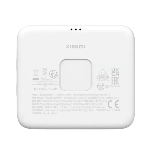 Датчик температуры и влажности Xiaomi Mi Temperature and Humidity Monitor 3, White