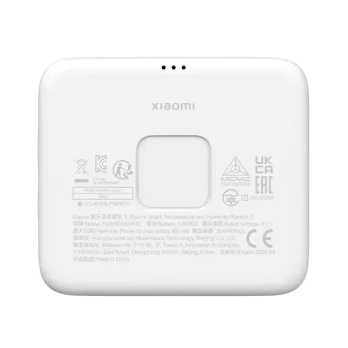 Senzor de temperatură și umiditate Xiaomi Mi Temperature and Humidity Monitor 3, White