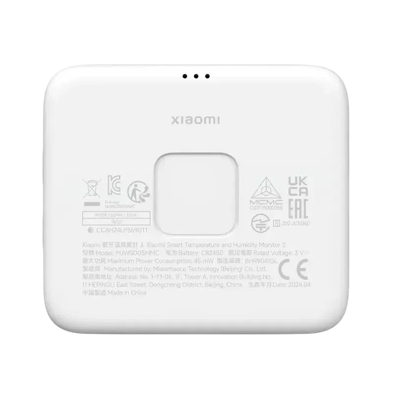 Senzor de temperatură și umiditate Xiaomi Mi Temperature and Humidity Monitor 3, White 5