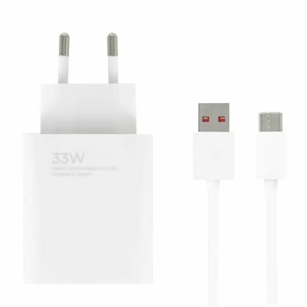 Xiaomi 33W Charging Combo (Type-A) + Cablu Type-C