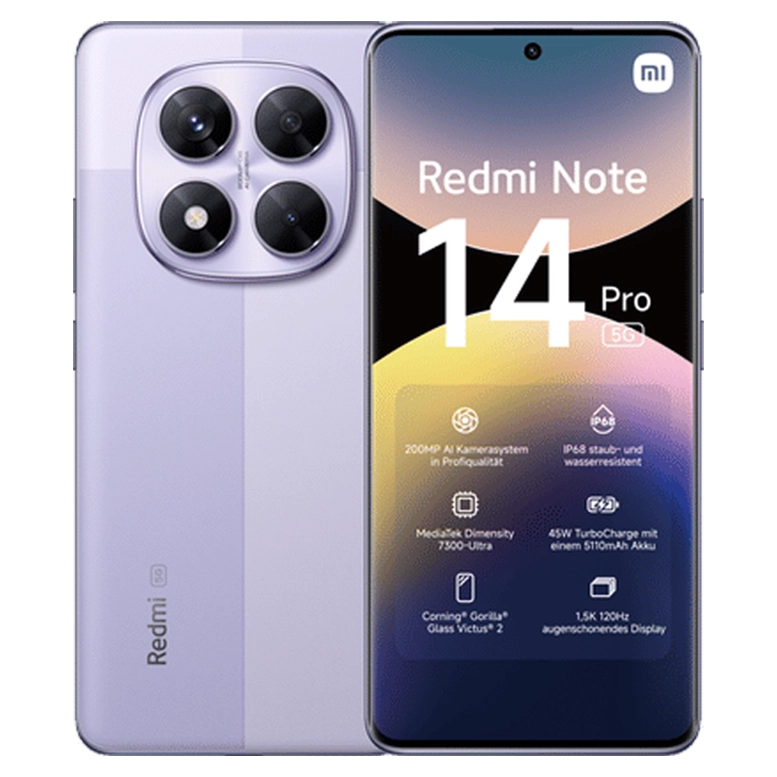 Smartphone Xiaomi Redmi Note 14 Pro 5G 8/256 GB Purple comanda
