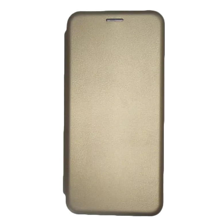 Flip case Smooth/plain leather for Xiaomi Redmi 13C Gold