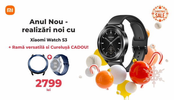 Christmas SALE - Xiaomi Watch S3 + CADOU!