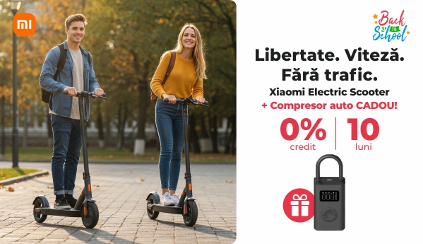 Back to School - Xiaomi Electric Scooter + CADOU!