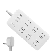 Удлинитель Xiaomi Mi Power Strip 6 /3 USB White (Сетевой фильтр)+адаптер
